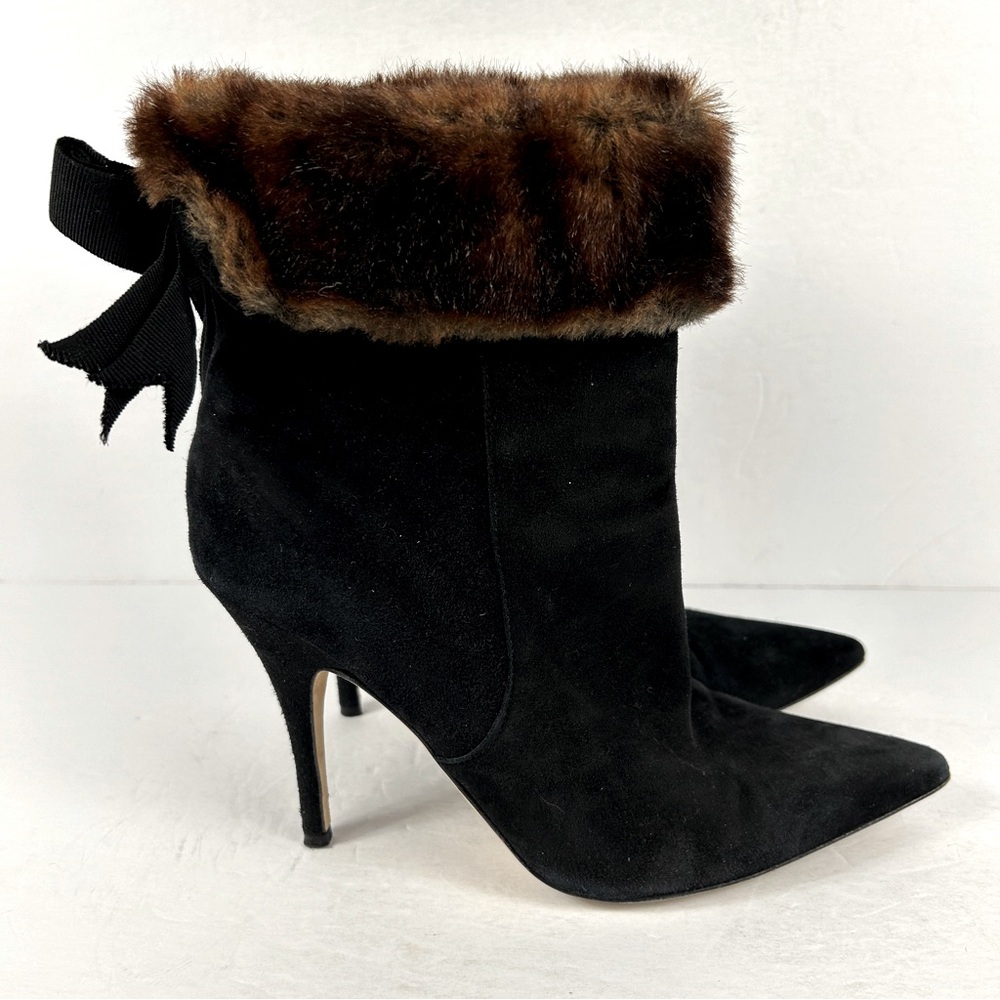 Kate spade ankle boots bow 8.5